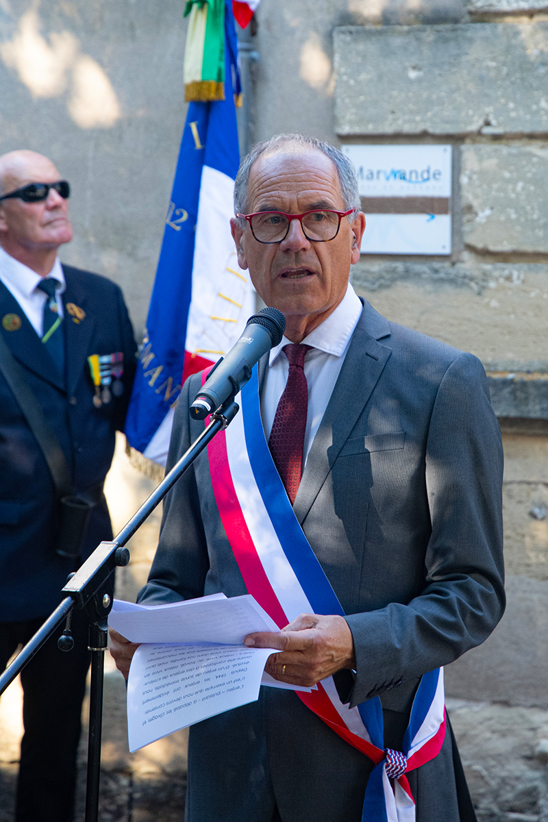 Discours lors de la commémoration du 79ème anniversaire de la Libération de Marmande